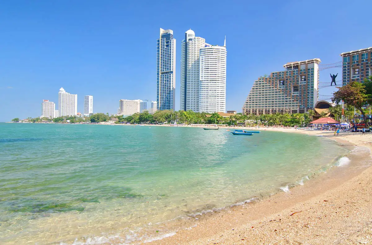 Jomtien neighborhood in Pattaya