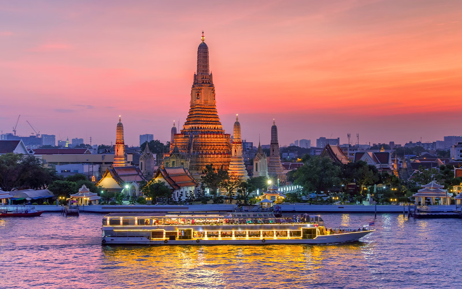 Riverside neighborhood in Bangkok