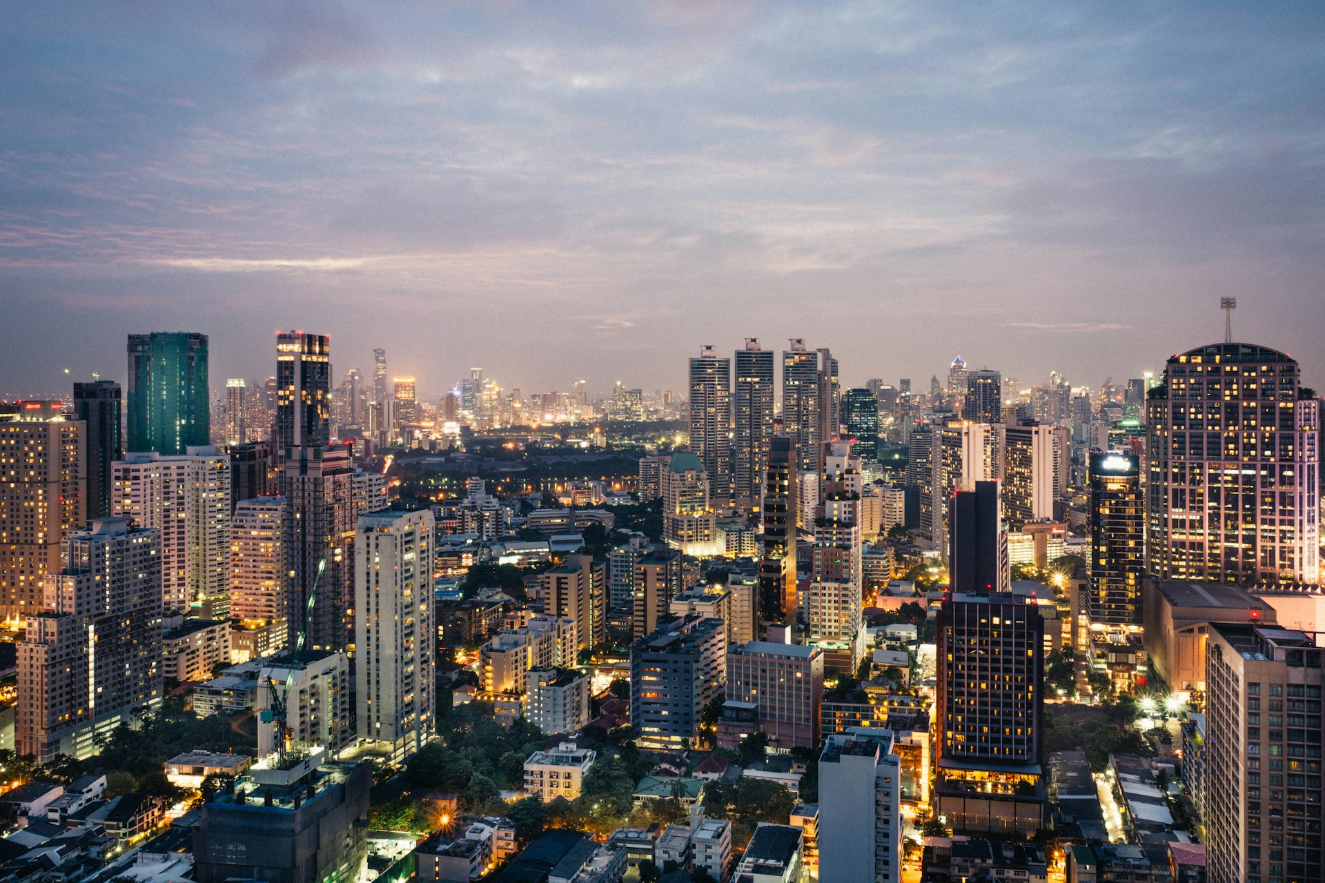 Sukhumvit neighborhood in Bangkok